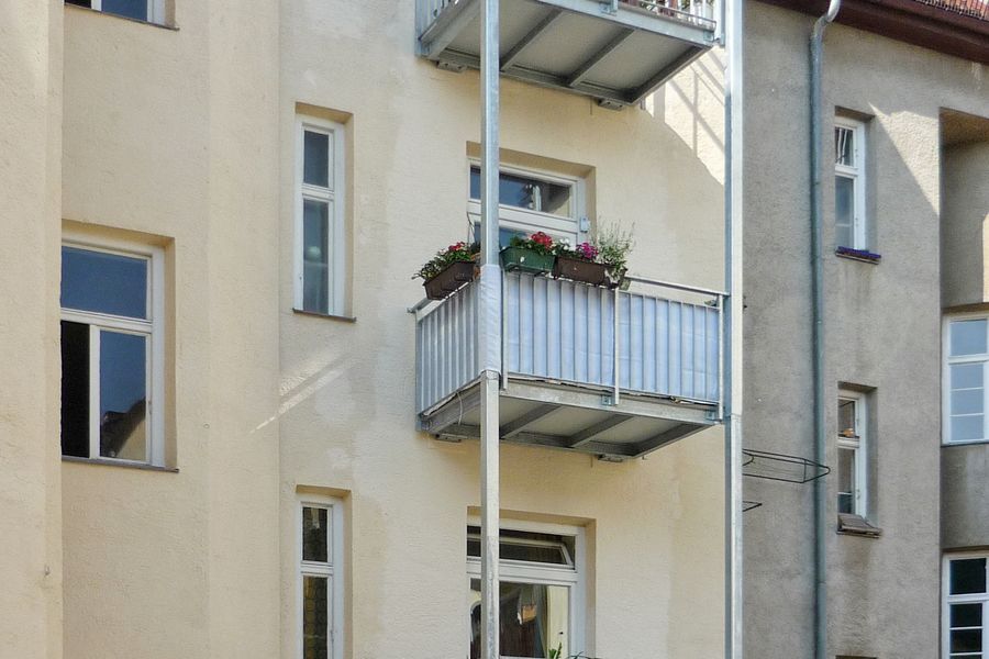 Verzinkte Balkonanlage Altbausanierung München